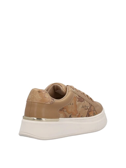 GEO Sneaker mit Schmuckapplikation Haselnuss/Geo Beige - Damenschuhe
