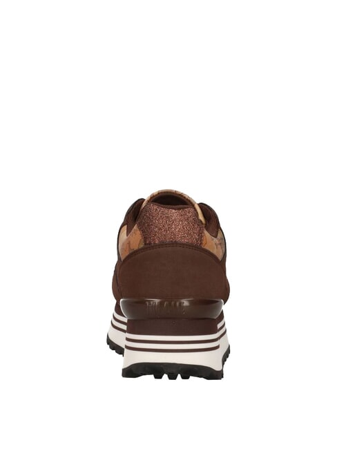 GEO High-Top-Sneaker Dunkelbraun/Geobeige - Damenschuhe