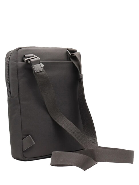 P16 Tasche aus gemischtem Leder, iPad-Halterung CHEVRON / SCHWARZ - Umh&auml;ngetaschen Herren