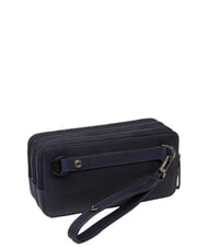 PIQUADRO CRONUS Clutch mit Kartenhalter und Handgelenktasche Blau - Damentaschen - 4