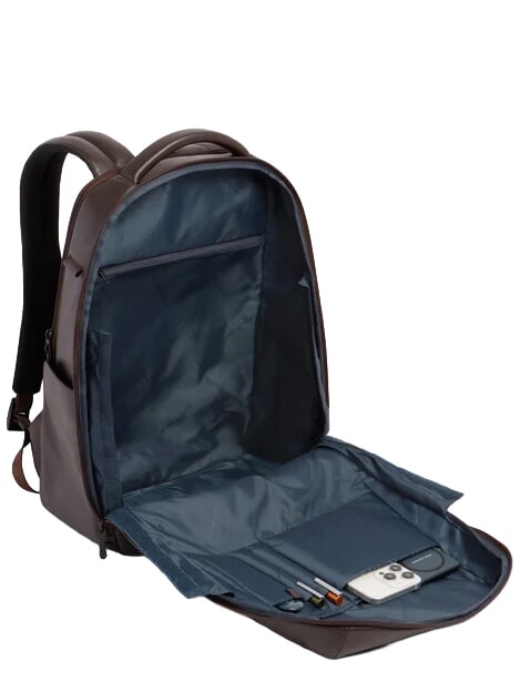 RUSSEL Lederrucksack f&uuml;r 15,6"-Laptop MORO - PC-Rucks&auml;cke