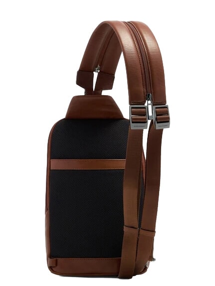 VICTOR Leder-Ein-Schulter-Rucksack LEDER - PC-Rucks&auml;cke