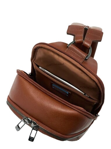 VICTOR Leder-Ein-Schulter-Rucksack LEDER - PC-Rucks&auml;cke