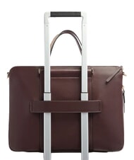 PIQUADRO CIRCLE 14-Zoll-Laptoptasche aus Leder bordeauxrot/rosa - Arbeitstaschen - 3