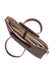 PIQUADRO CIRCLE 14-Zoll-Laptoptasche aus Leder bordeauxrot/rosa - Arbeitstaschen - 4