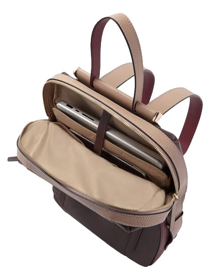 CIRCLE  CIRCLE Rucksack f&uuml;r PC 14 "PC / iPad Air - iPad Pro 9.7 / iPad 11" bordeauxrot/rosa - PC-Rucks&auml;cke