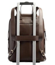 PIQUADRO CIRCLE  CIRCLE Rucksack f&uuml;r PC 14 "PC / iPad Air - iPad Pro 9.7 / iPad 11" dunkelwalnussfarbenes Wildleder - PC-Rucks&auml;cke - 3