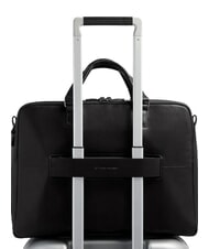 PIQUADRO W143 15,6"-Laptoptasche aus Leder Schwarz - Arbeitstaschen - 3