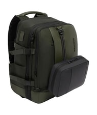 PIQUADRO W145 Reiserucksack mit 15,6"-Laptopfach GR&Uuml;N - Rucks&auml;cke f&uuml;r Schule &amp; Freizeit - 3