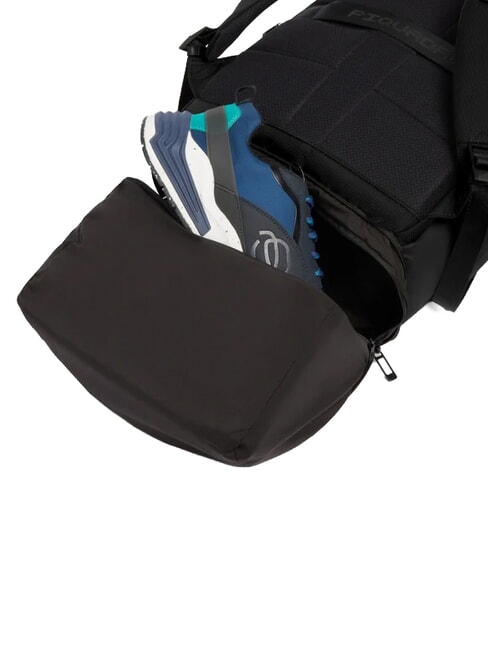W145 Rolltop-Rucksack f&uuml;r 15,6-Zoll-Laptop Schwarz - Rucks&auml;cke f&uuml;r Schule &amp; Freizeit