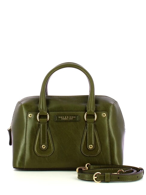 CECILIA Schultertasche mit Schultergurt Thymian abb gold - Damentaschen