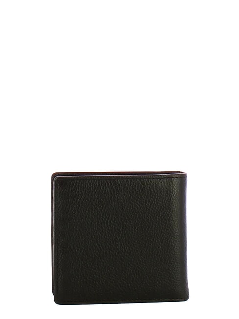 X1 Geldb&ouml;rse aus geh&auml;mmertem Leder Schwarz - Brieftaschen Herren