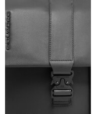 PIQUADRO RUSSEL 14-Zoll-Laptop-Rucksack mit Klappe Schwarz - Rucks&auml;cke f&uuml;r Schule &amp; Freizeit - 5