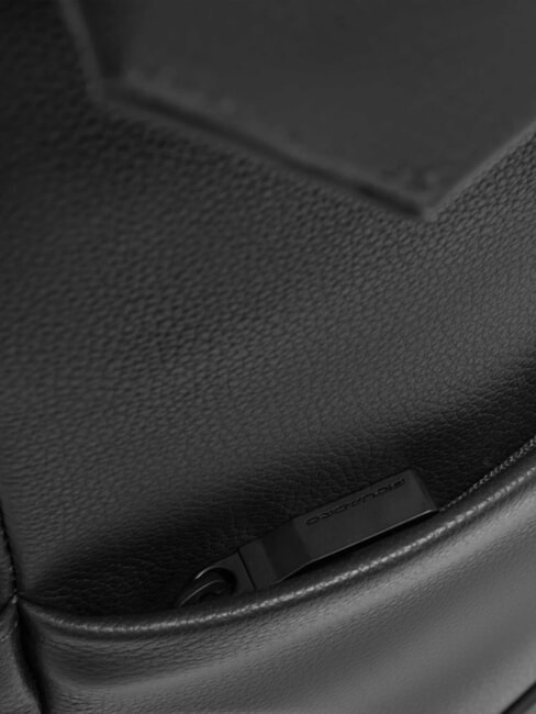 RUSSEL 14-Zoll-Laptop-Rucksack mit Klappe Schwarz - Rucks&auml;cke f&uuml;r Schule &amp; Freizeit