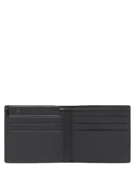 W145 Geldb&ouml;rse mit 5 F&auml;chern Schwarz - Brieftaschen Herren