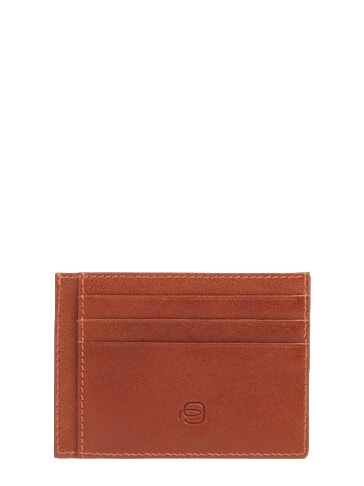 W143 Flacher Kartenhalter aus Leder LEDER - Brieftaschen Herren