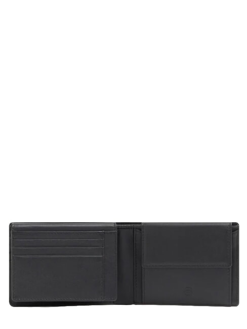 W145 Geldb&ouml;rse mit 7 F&auml;chern Schwarz - Brieftaschen Herren