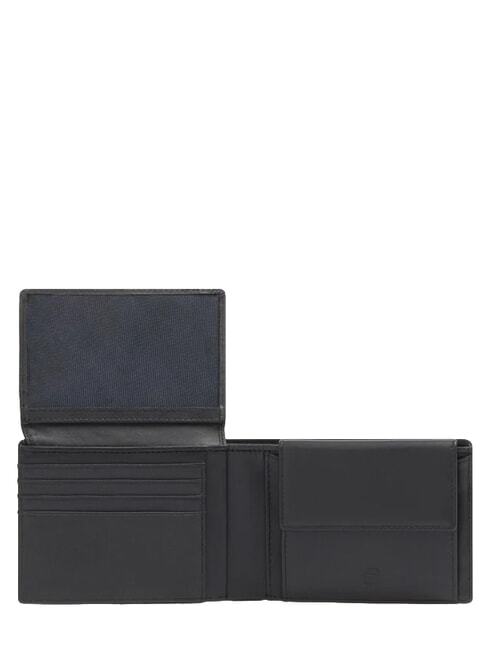 W145 Geldb&ouml;rse mit 7 F&auml;chern Schwarz - Brieftaschen Herren