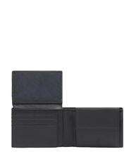 PIQUADRO W145 Geldb&ouml;rse mit 7 F&auml;chern Schwarz - Brieftaschen Herren - 4