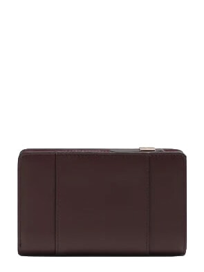 CIRCLE Mittelgro&szlig;e Brieftasche aus Leder bordeauxrot/rosa - Brieftaschen Damen