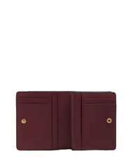 PIQUADRO CIRCLE Kompakte Lederbrieftasche bordeauxrot/rosa - Brieftaschen Damen - 4