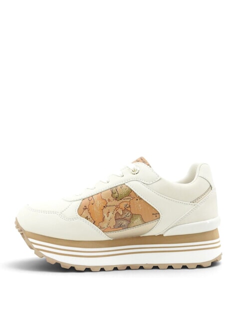 GEO Turnschuhe gebrochenes Wei&szlig;/Geo-Beige - Damenschuhe