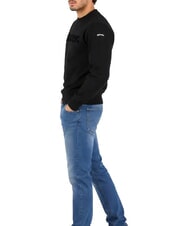 BLAUER CROSBY Sweatshirt mit Rundhalsausschnitt und Logo Schwarz - Herrenpullover - 5