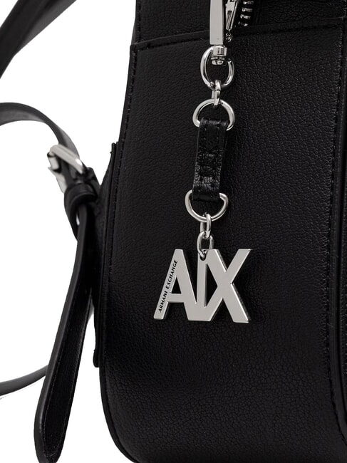 ISABEL Rucksack mit Vordertasche Schwarz - Damentaschen