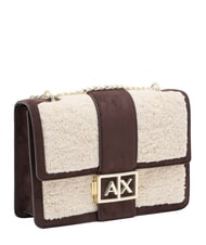 ARMANI EXCHANGE JODIE Schultertasche mit Kette Antagonist/Drehbuch - Damentaschen - 3