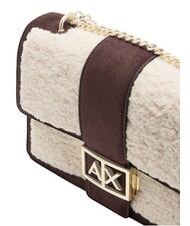 ARMANI EXCHANGE JODIE Schultertasche mit Kette Antagonist/Drehbuch - Damentaschen - 6