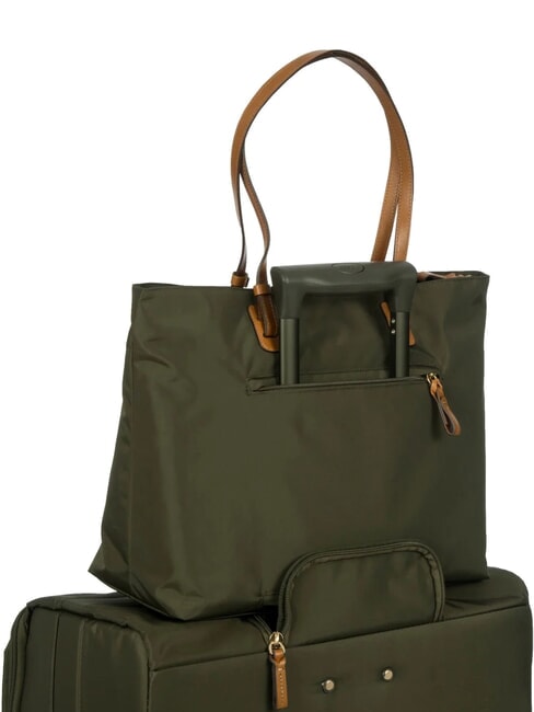 X-COLLECTION Schulter-Eink&auml;ufer Olive - Damentaschen