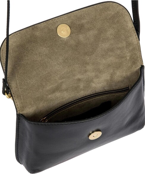 VOLTERRA Mini-Schultertasche aus Leder Schwarz - Damentaschen