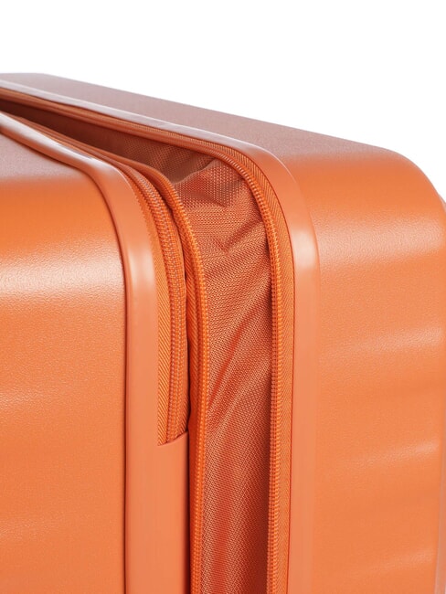 NAUSICAA Gro&szlig;er, erweiterbarer Trolley ORANGE - Harte Trolleys