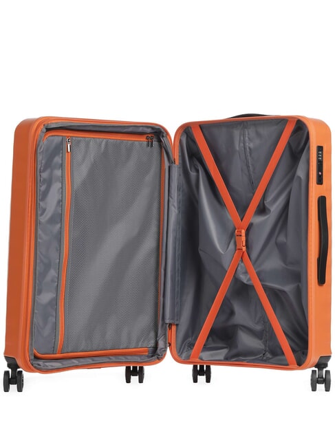 NAUSICAA Mittlerer Trolley, ausziehbar ORANGE - Harte Trolleys