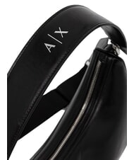 ARMANI EXCHANGE KEIRA Schultertasche mit Schultergurt Schwarz - Damentaschen - 4
