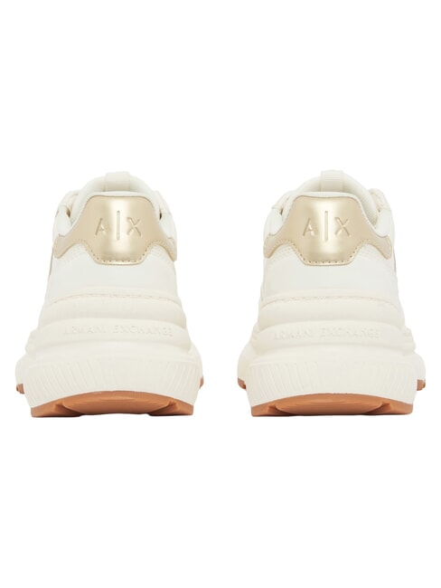 NIKY Turnschuhe gebrochenes Wei&szlig; + blasses Gold - Damenschuhe