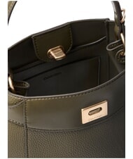 CALVIN KLEIN MIX MEDIA Mini-Handtasche mit Schulterriemen Olivennacht - Damentaschen - 4