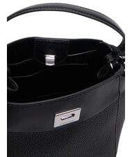 CALVIN KLEIN MIX MEDIA Mini-Handtasche mit Schulterriemen auf Schwarz - Damentaschen - 4