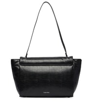 CALVIN KLEIN EMBLEM HW Einkaufstasche auf Schwarz - Damentaschen - 3