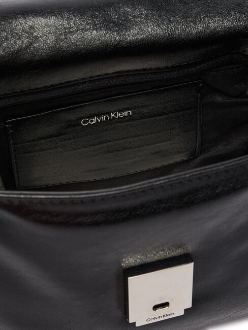 EMBLEM HW Mini-Tasche mit Schultergurt auf Schwarz - Damentaschen