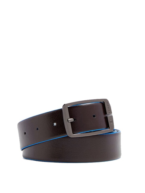 BLUE SQUARE Doppelseitiger Lederg&uuml;rtel schwarz/dunkelbraun - G&uuml;rtel