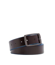 PIQUADRO BLUE SQUARE Doppelseitiger Lederg&uuml;rtel - G&uuml;rtel