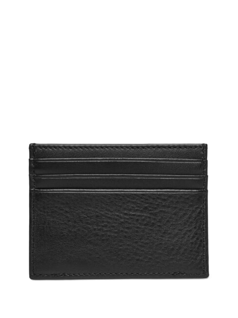TH CORP Leder-Kartenhalter Schwarz - Brieftaschen Herren