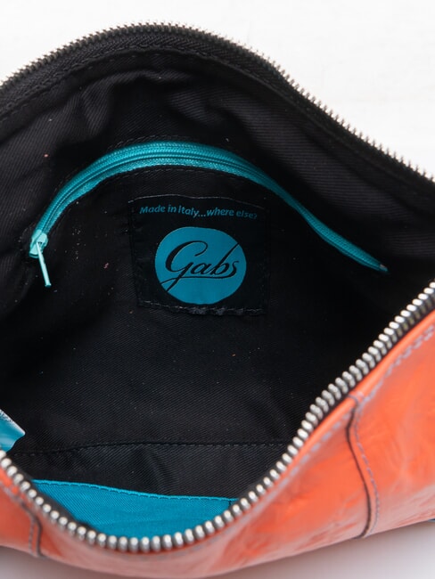 BEYONCE M Clutch aus Leder mit Schultergurt Lachs - Damentaschen