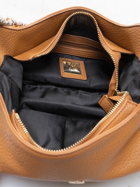 RACHEL Hobo-Schultertasche mit Klappe Mandel - Damentaschen