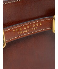 THE BRIDGE GAIA Handtasche mit Schulterriemen BRAUN - Damentaschen - 4