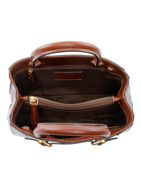 GAIA Handtasche mit Schulterriemen BRAUN - Damentaschen
