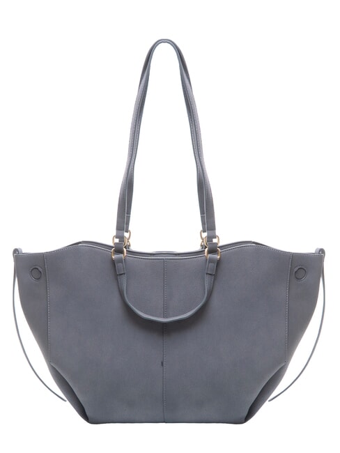 GOLENE Schultertasche mit abnehmbarer Clutch Denim - Damentaschen