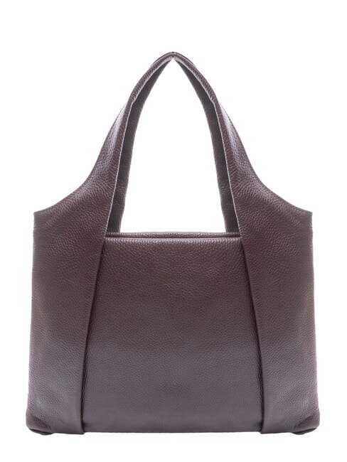 ZEYNEP Flache Schultertasche, mittel Mokka - Damentaschen