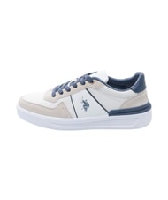 U.S. POLO ASSN. NATE Turnschuhe Wei&szlig;-Stimmungs-Indigo - Herrenschuhe - 4